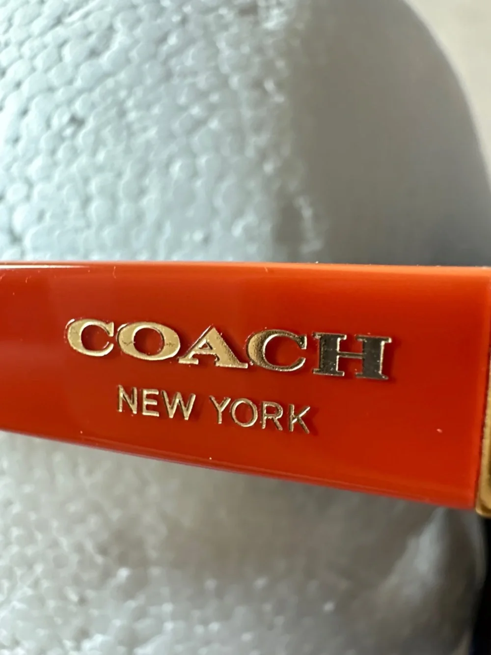Coach Women's Orange-to-Brown Gradient Cat-Eye Sunglasses - Picture 11 of 12
